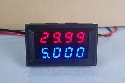 Комбинированный Измеритель постоянного тока, двойной Вольтметр, амперметр 0-100 в, 20 А, Вольтметр + шунт 12 В 24 В