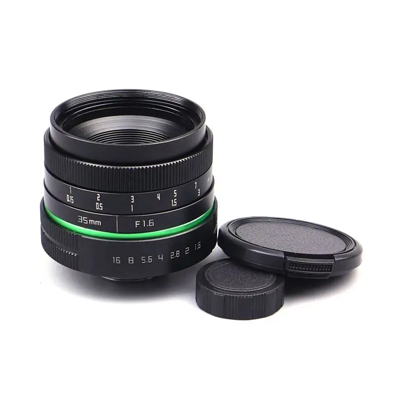 Беззеркальный объектив 35 мм F1.6 C Mount для APS камеры M4/3 FX EOSM N1 P/Q J1 V2 J3 V3 E P1 PL1 G1 GF1 GH1 NEX 3 5