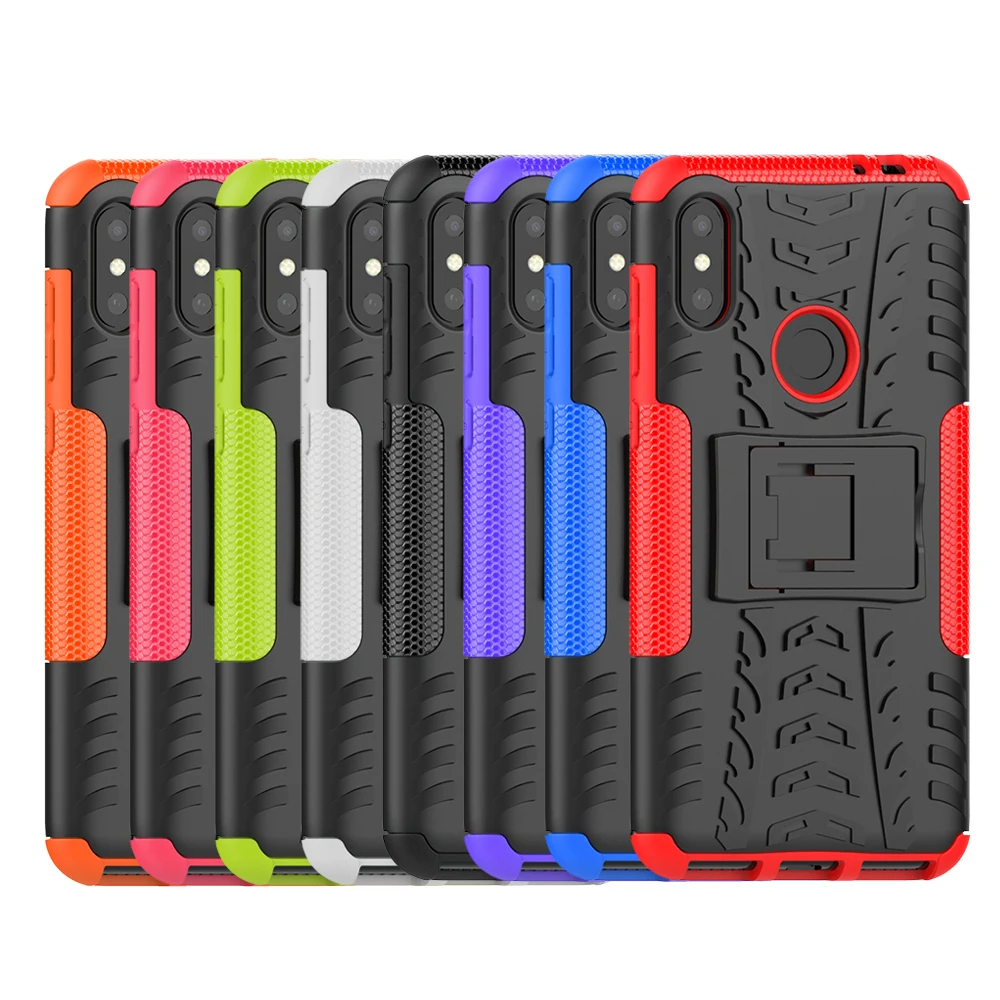 Для Motorola One Power чехол из ТПУ + ПК сверхпрочный противоударный жесткий силиконовый