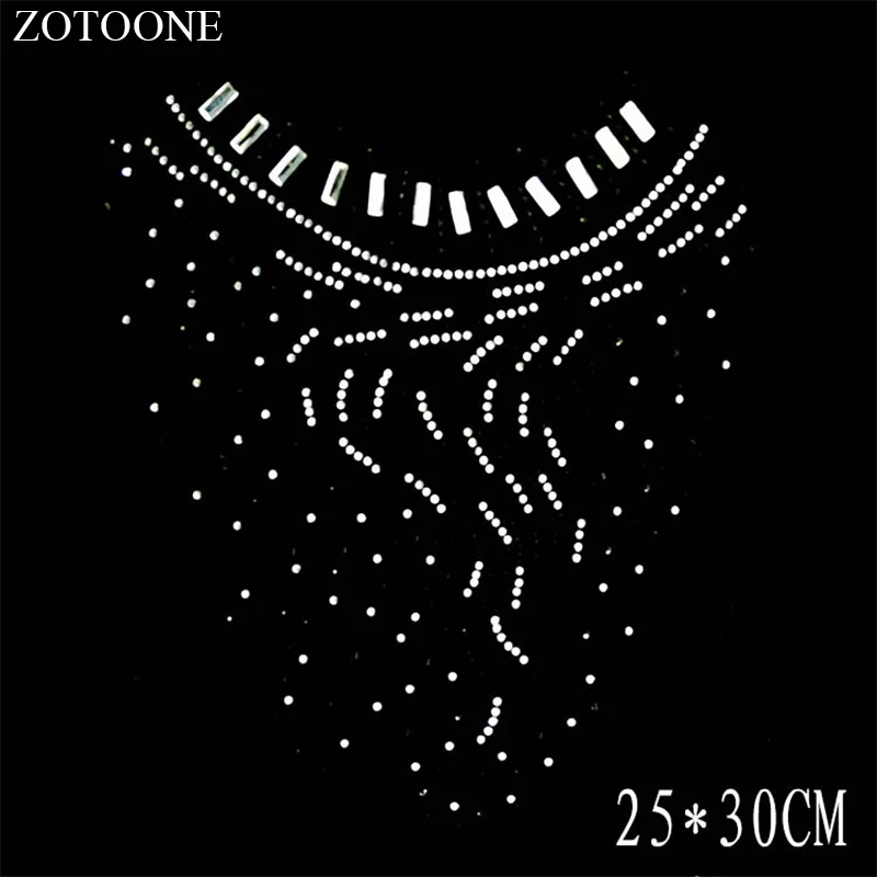 ZOTOONE рукоделие Кристаллы Стразы s Патч Аппликация Чистая Горячая фиксация одежда