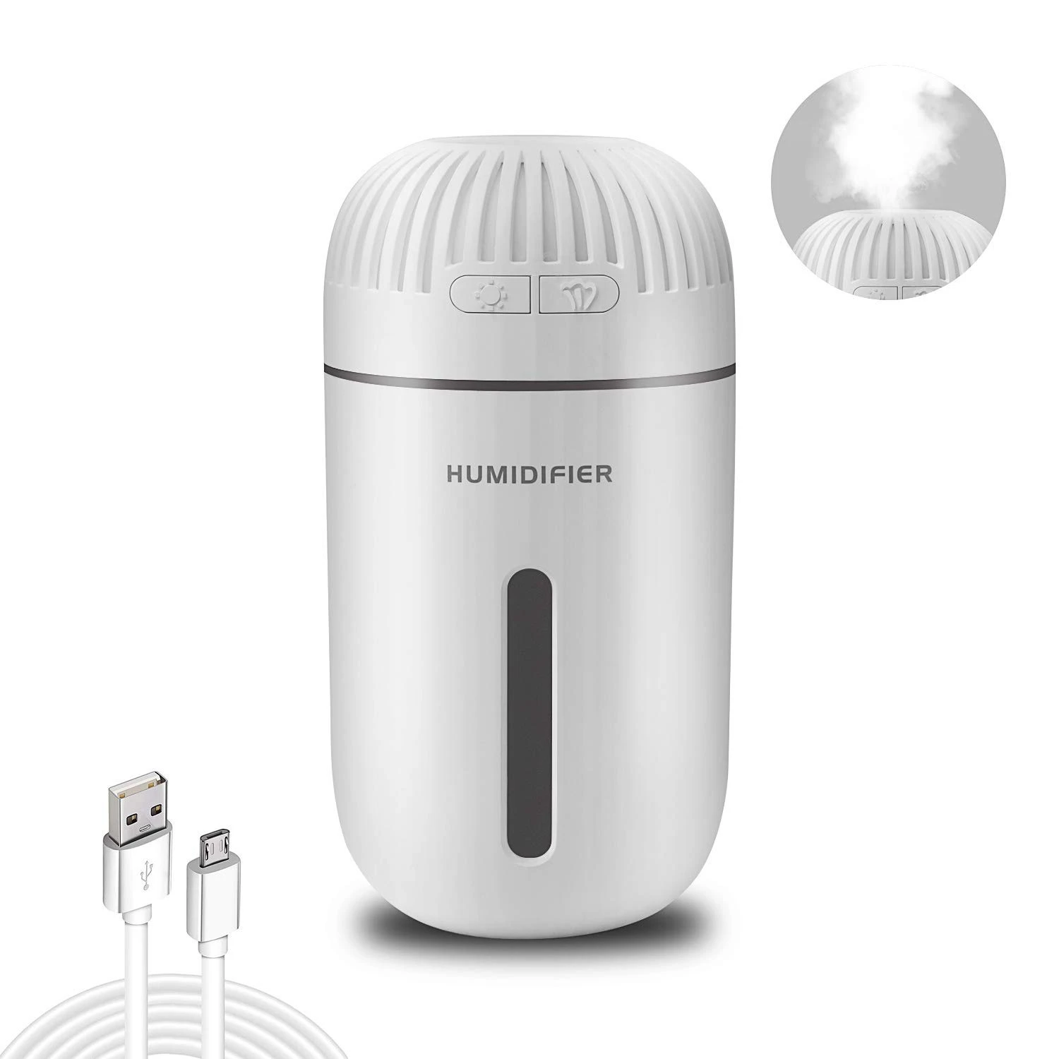 Mini Humidifier Small For Bedroom Baby With 350Ml Water Tank Whisper Quiet Operation Automatic Shut Off And 7 Col | Бытовая техника
