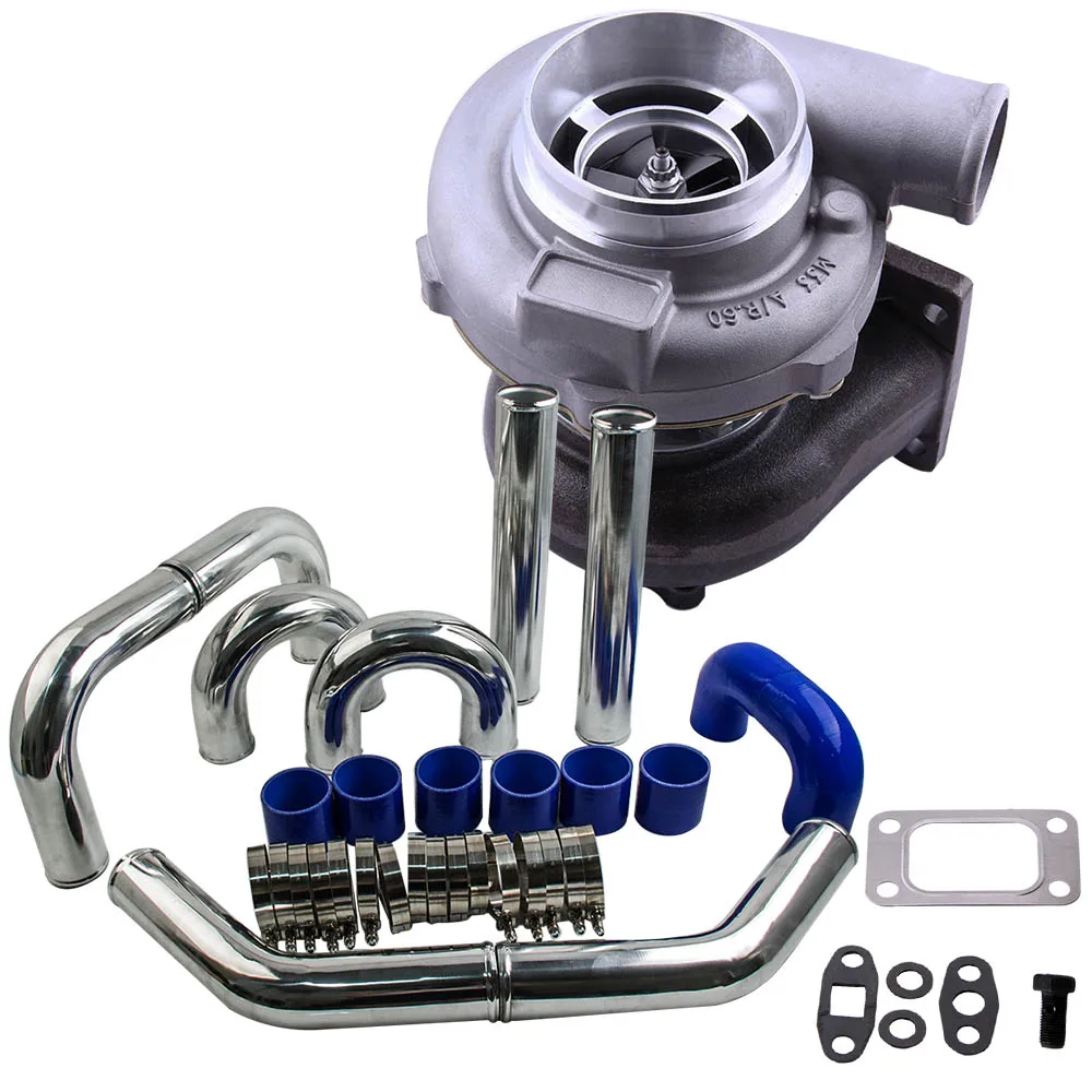 GT3037 GT3076R GT30 6 8 500HP T3 .73 A/R 78 турбозарядное устройство с Т образным болтом зажим