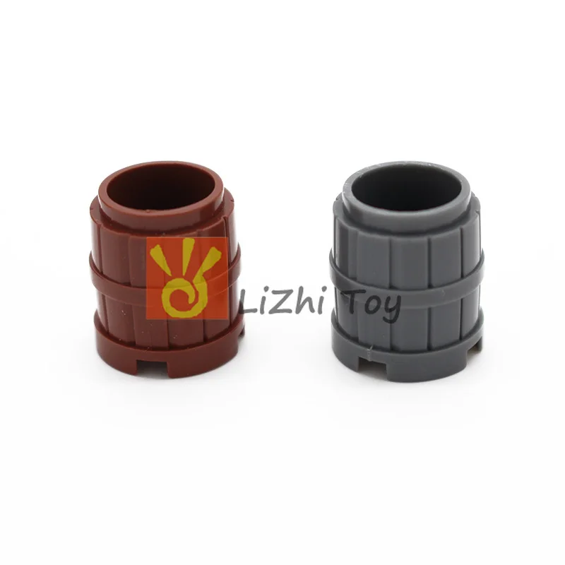 MOC Brick Parts 2489 бочка контейнер 2x2x2 Классический конструктор игрушечный