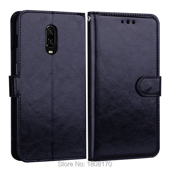 Многофункциональный кожаный чехол-кошелек C-Ku Crazy Horse Mad для Oneplus 6 T чехлы-футляры