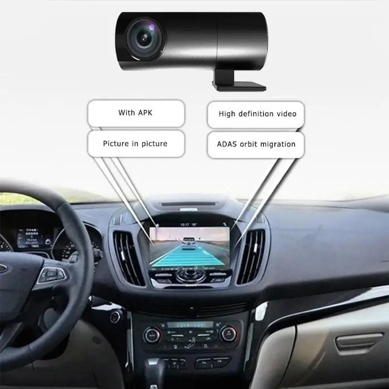 Phisung 170 градусов USB автомобильный видеорегистратор 720 P ночного видения без экрана