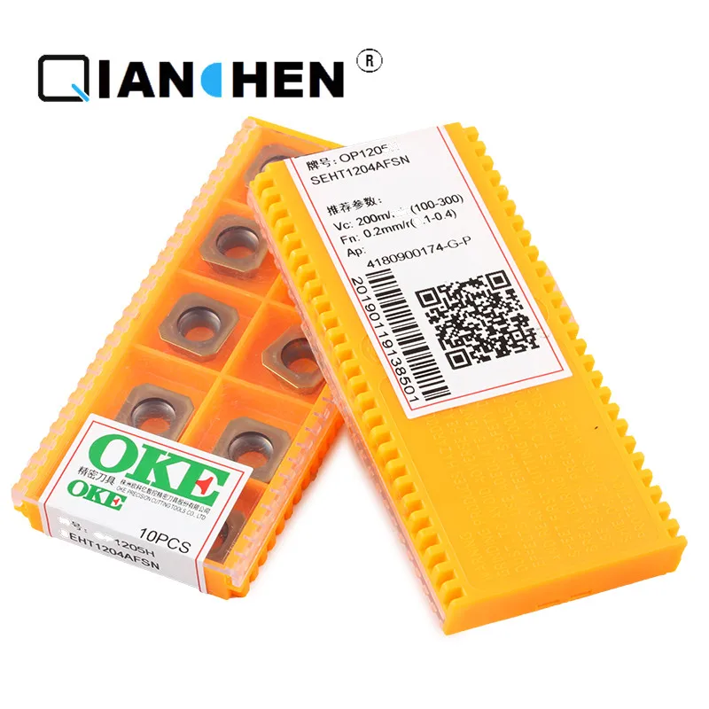 Оригинальное качество OKE10pcs/лот Высокая точность высокая производительность высокая прочность CNC SEHT1204AFSN OP1205H промышленные карбидные вставки