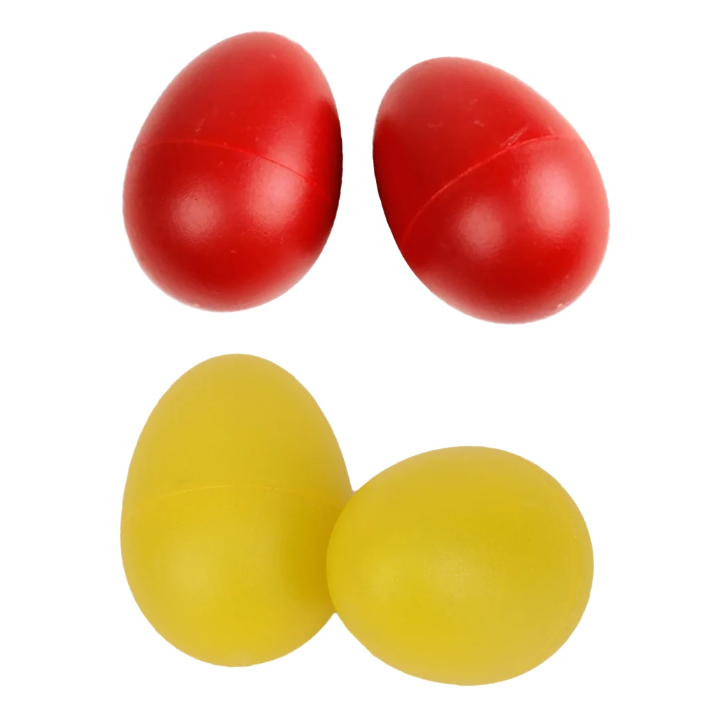 2 пары музыкальный ручной шейкер Maraca пластиковая Песочная яичная перкуссия