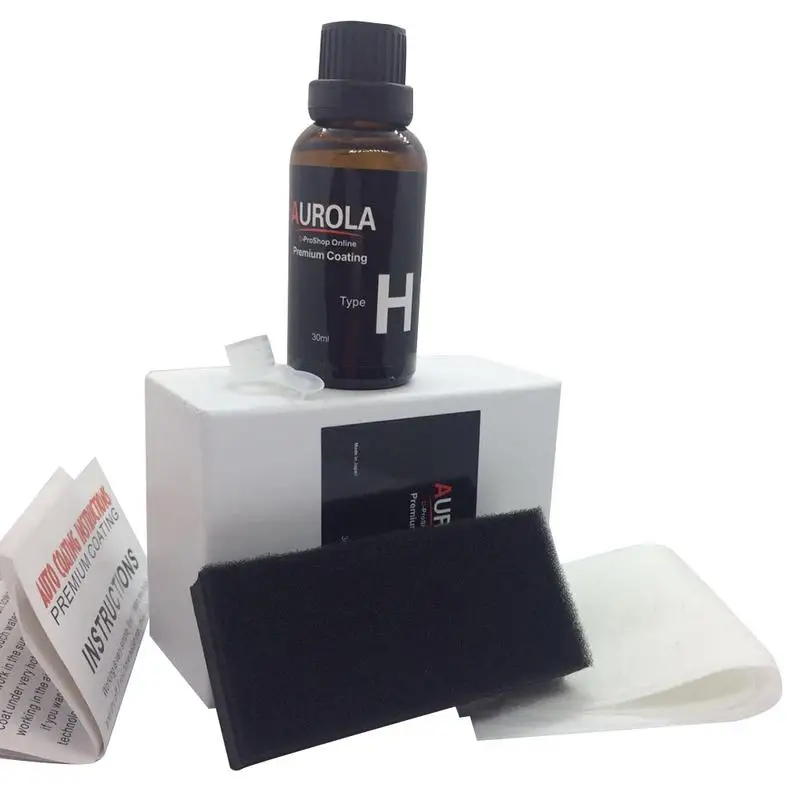 

Professional 30ml 9H Liquid Coating Nano Ceramic Automotive Anti-fouling Anti-scratch Superhydrophobic Bright Paint With Sponge
