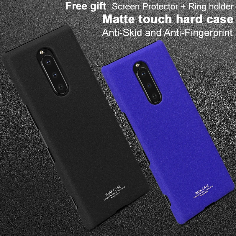 Чехол Imak Для Sony Xperia 1 ковбойские чехлы с защитой экрана и подставкой матовый чехол