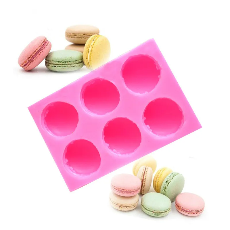 

Wowcc Macaron Silicone Mold Chocolate Mousse Fondant Cake Molds Cookies Candy Pastry Mould Biscuits Baking Cake Decoration Tools