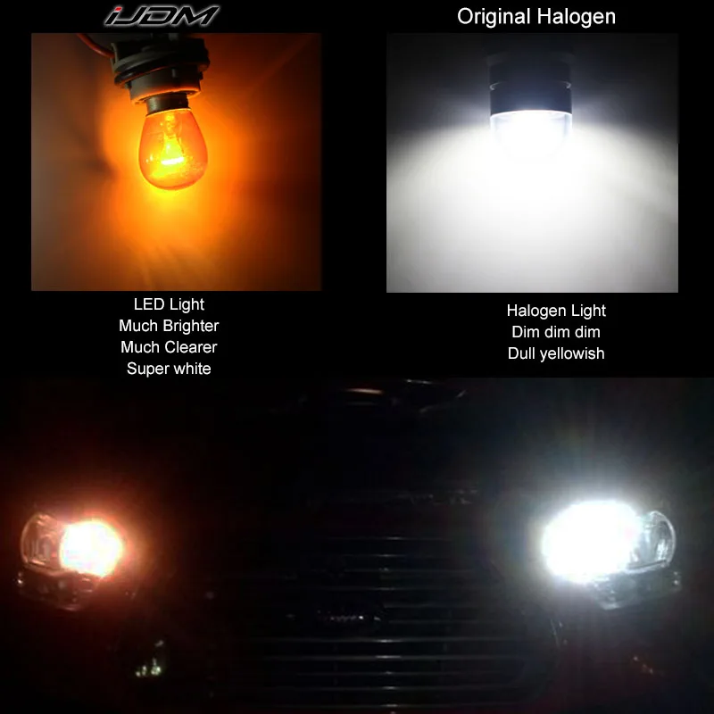 Светодиодная автомобильная лампа iJDM P21W 1156 T20 W21/5W 1300LM p21/5w 7443 W21W 7440 bay15d