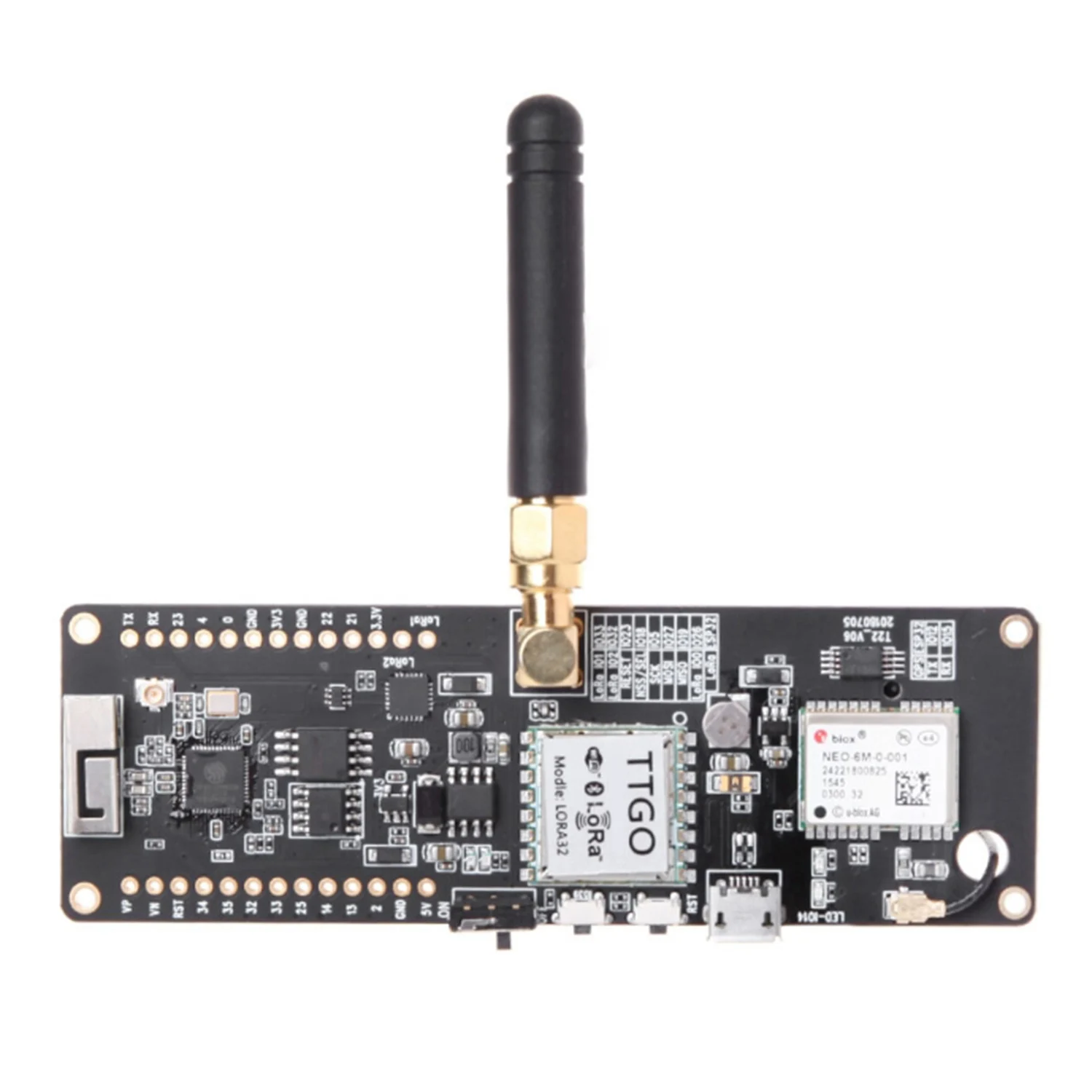 Ttgo T Beam Esp32 868 МГц Wifi беспроводной bluetooth модуль Gps Neo 6M Sma Lora 32 18650 Держатель батареи с