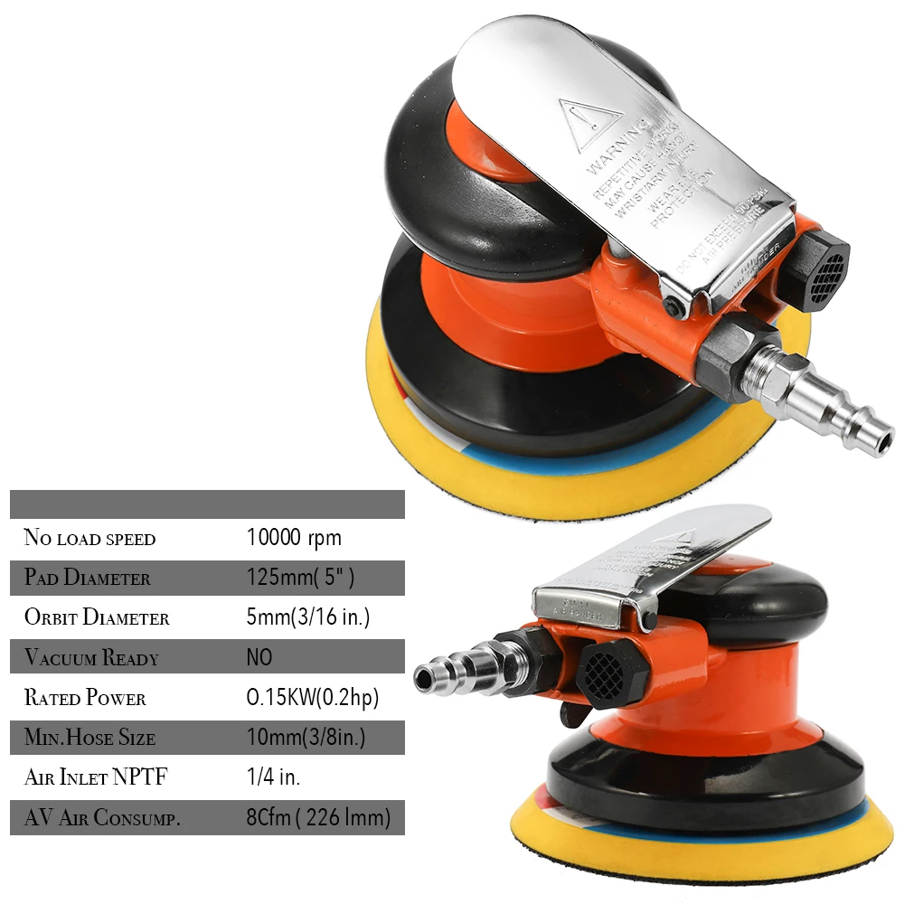 10000 об/мин шлифовальный станок полировальный для автомобиля пневматический
