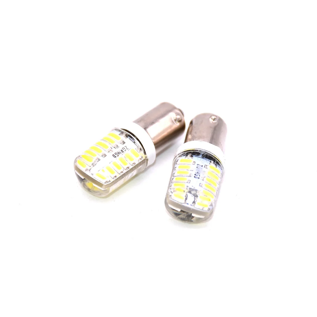 2 шт. DC 12 В БЕЛЫЙ BA9S T11 T4W 3014 Светодиодный 24 SMD Автомобильный номерной знак огни