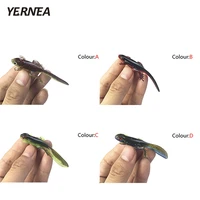 yernea 1pcs 3 7g 4 colors soft fishing lure fishy smell road bait frog tadpole soft bait imitation fish bionic lifelike