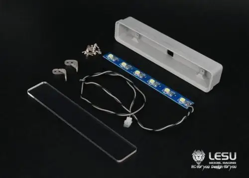 LESU топ светильник светодиодный для 1/14 DIY Tamiya RC трактор Инженерная модель
