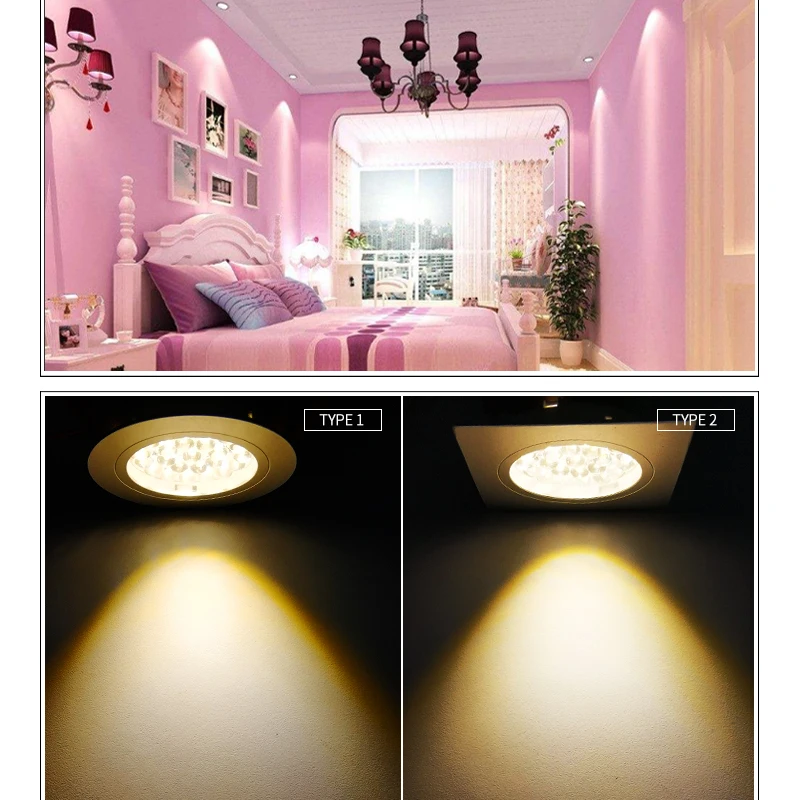Ультра-тонкий пятно светодиодный встраиваемые маленький LED-светильник downlight 12V кухня в помещении гостиной шкаф встроенный мини-прожектор