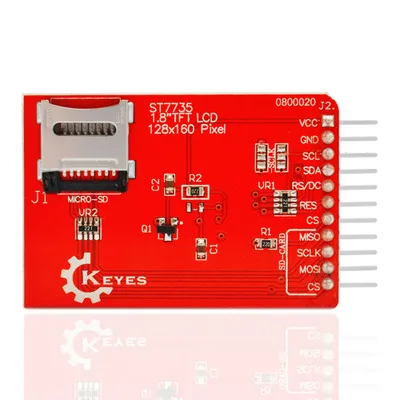 1 8 дюймовый Tft цветной ЖК дисплей модуль с Spi интерфейсом и Microsd для Aduino Uno Mega