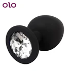 Анальная пробка для мужчин, женщин, Анальная пробка, массажер простаты, эротические игрушки для взрослых, анальная пробка из силикона, S, M, L