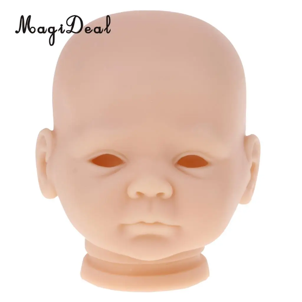 20 дюймовая виниловая Неокрашенная форма для головы куклы реборн пустые наборы