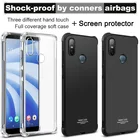 Подушка безопасности для HTC U12 чехол с защитой экрана IMAK, Мягкая силиконовая задняя крышка из ТПУ для HTC U12 Life, силиконовые чехлы