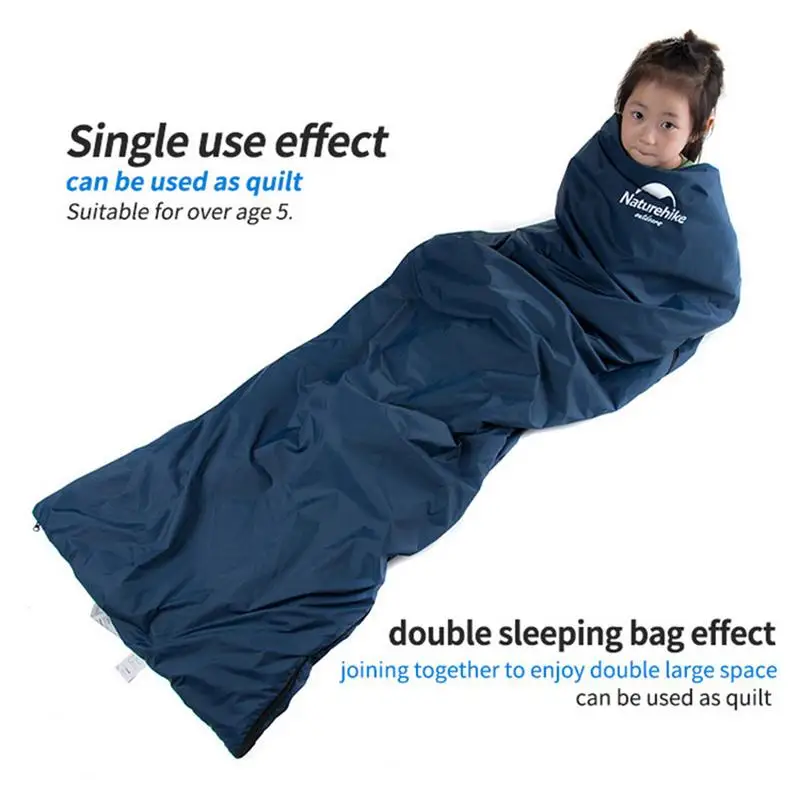 

Ультралегкий хлопковый спальный мешок-конверт для улицы, кондиционер, одеяло, шелковый хлопковый портативный мини-конверт маленького разм...