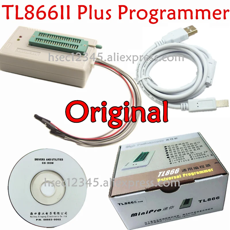 Программатор XGecu TL866II Plus универсальный usb программатор для русского языка Minipro TL866