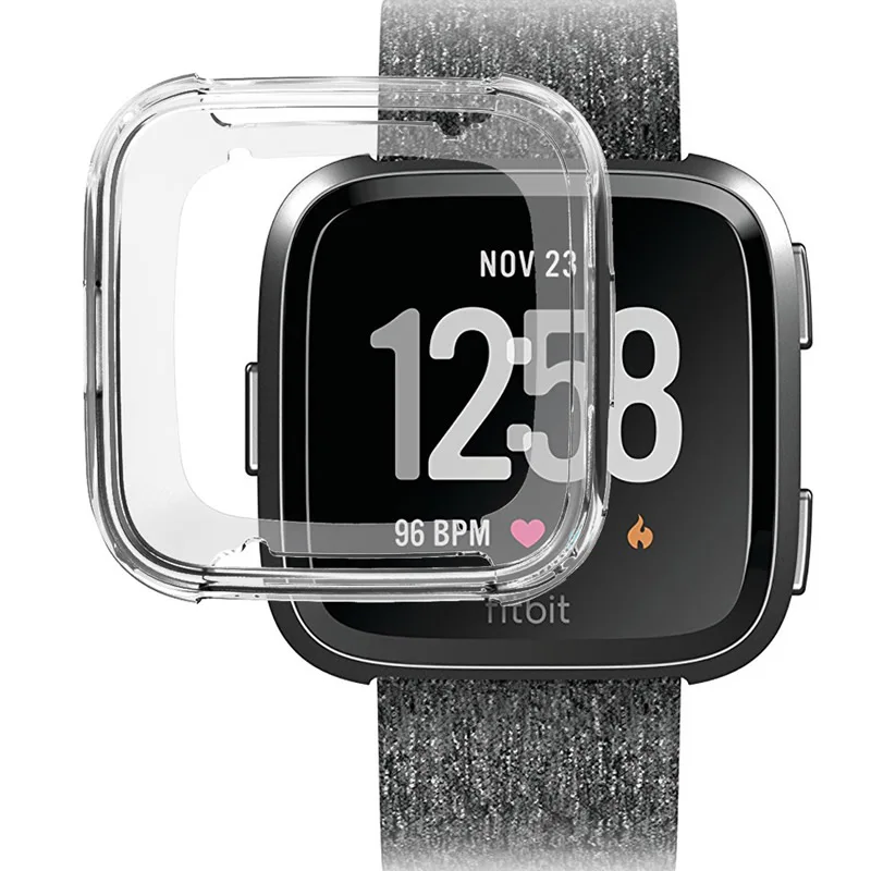 Новейший Ультратонкий Мягкий чехол из ТПУ с покрытием для Fitbit Versa силиконовый