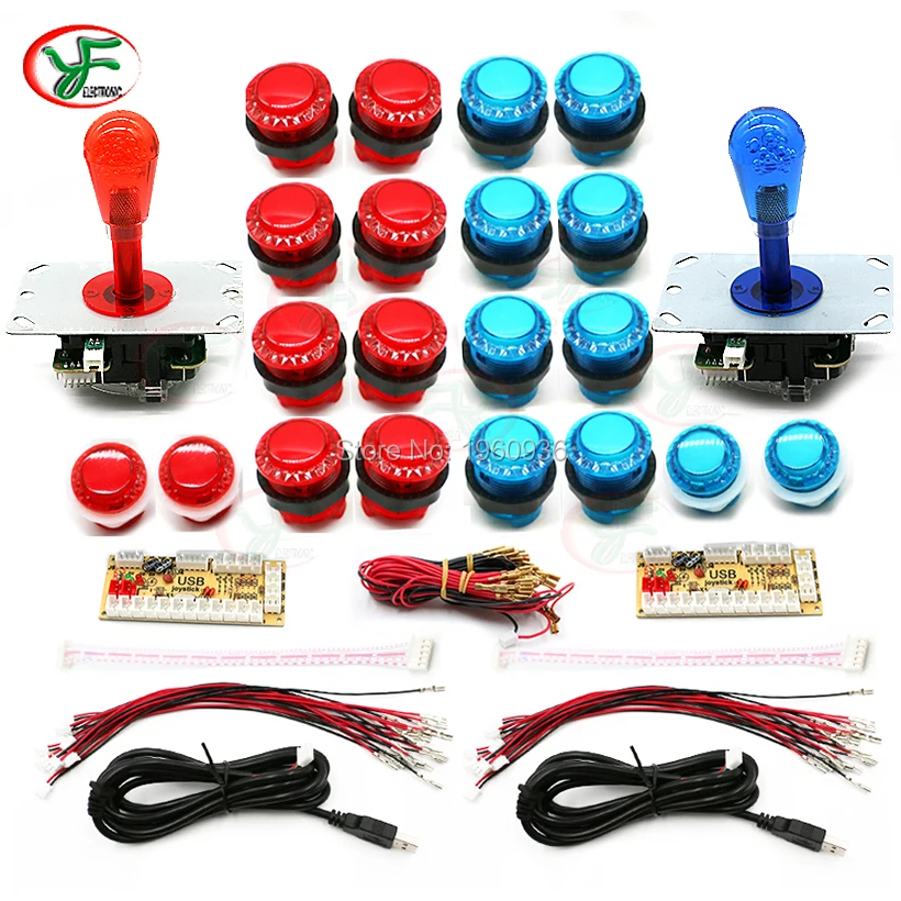 Светодиодный Аркады DIY Kit нулевой плата с временной задержкой usb-датчик Аркада