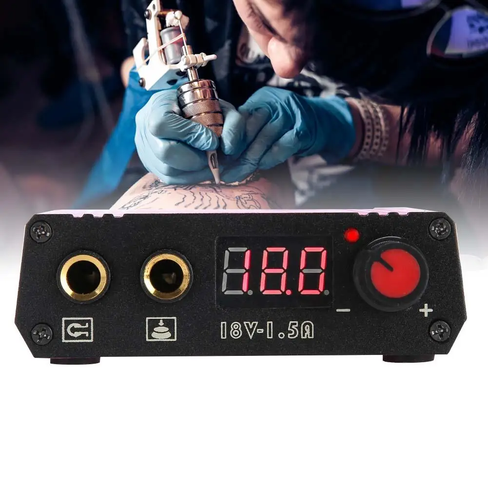 Профессиональная мини тату-машина источник питания для тату-машины ножная