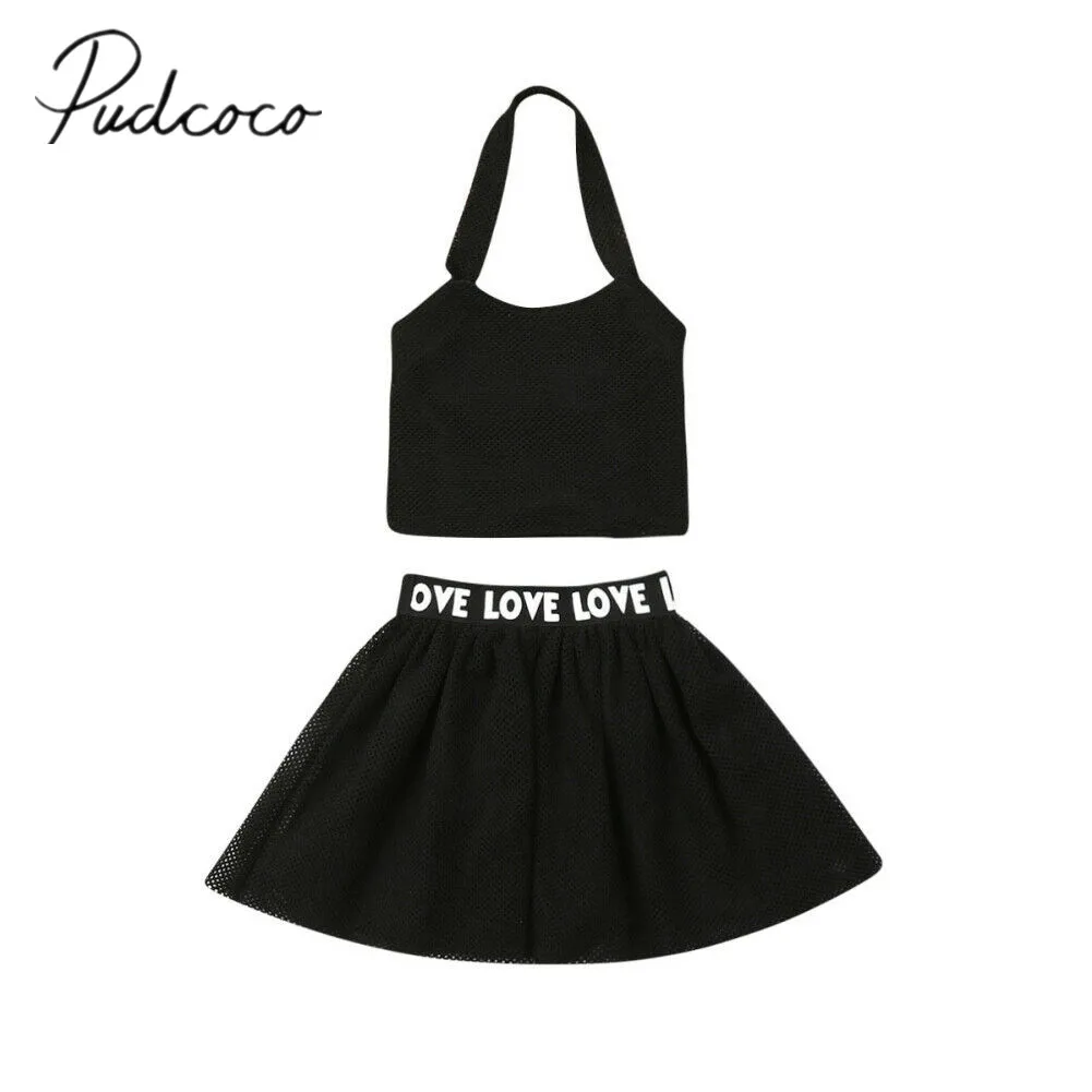 Детская летняя одежда 2019 Детские комплекты одежды для маленьких девочек