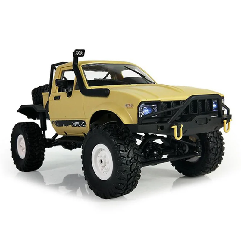 Newest Wpl C14 1:16 2ch 4wd Rc Truck 2.4g Off-road Electric Car 15km/h Top Speed Rtr/kit Mini Racing Toys | Игрушки и хобби