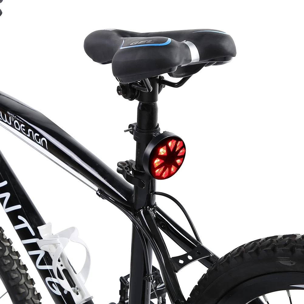 Велосипедный задний фонарь USB Зарядка светодиодная Водонепроницаемая задняя