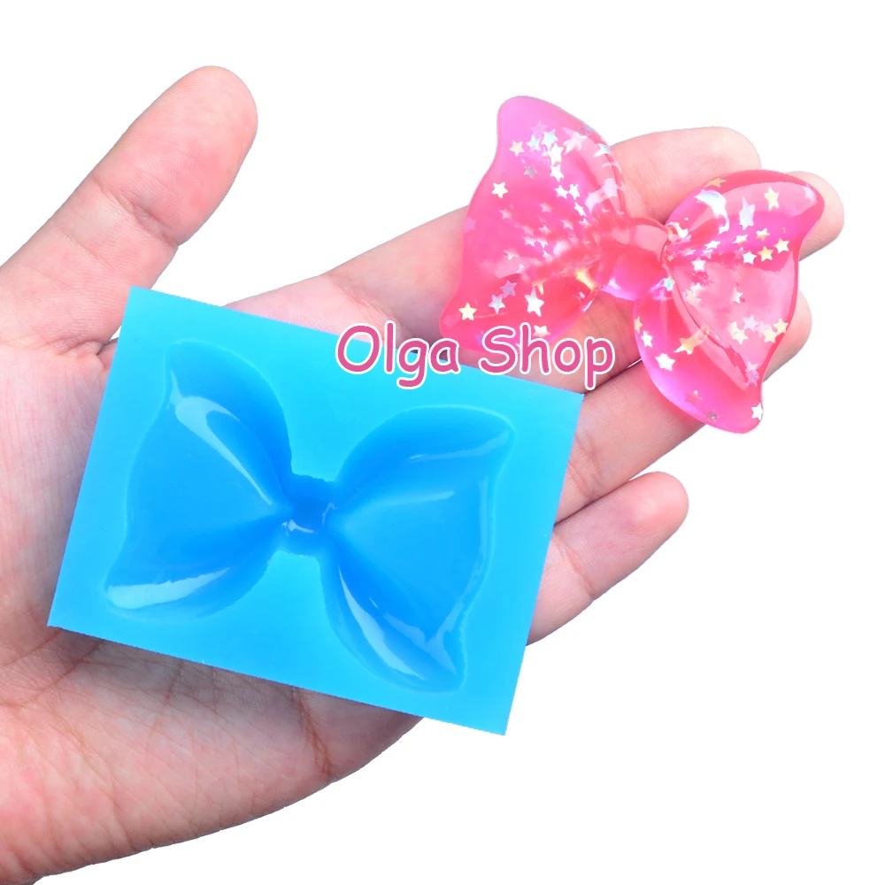 FYL322 3D бантик Гибкая силиконовая форма-украшение торта Sugarcraft-печенья прессформы