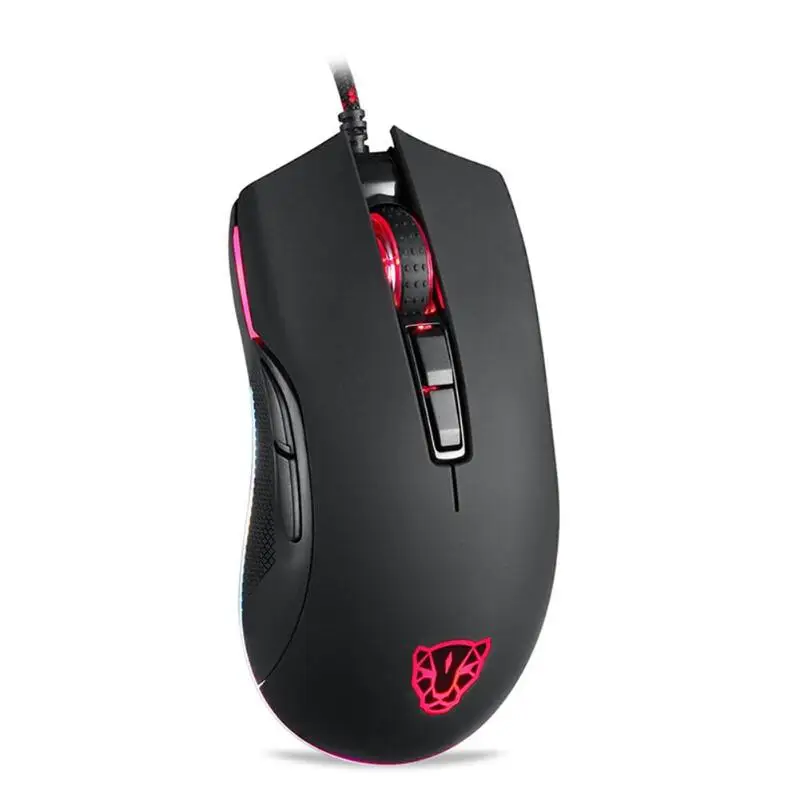 Motospeed V70 USB проводной игровой Мышь PMW3325 5000 Точек на дюйм PMW3360 12000 компьютер RGB