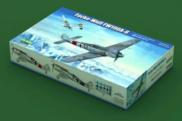 Модель Hobbyboss 81803 1/18 дюйма модель в сборе военный самолет|Наборы для сборки