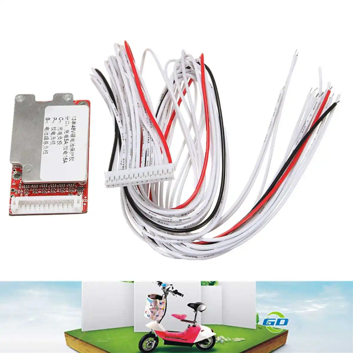 48V 13S 15A-45A 20x3,6 V/3,7 V/4,2 V литий-ионный аккумулятор Защитная плата BMS PCB