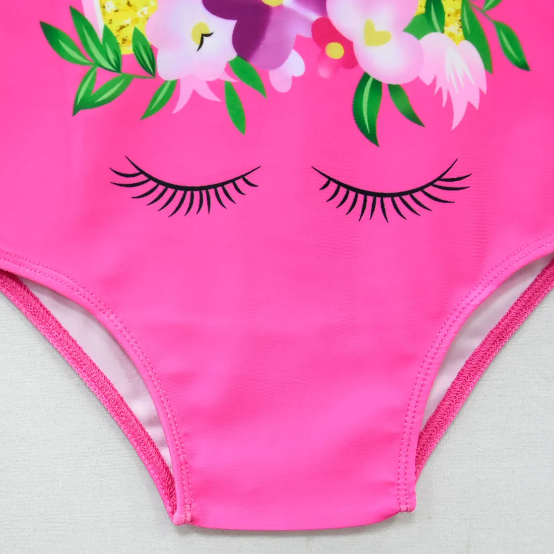 2019 New Summer robe fille Unicorn Girls Beach Style dress vaiana Bikini one piece Swimwear Kids Children girl Swimsuits biquini | Детская