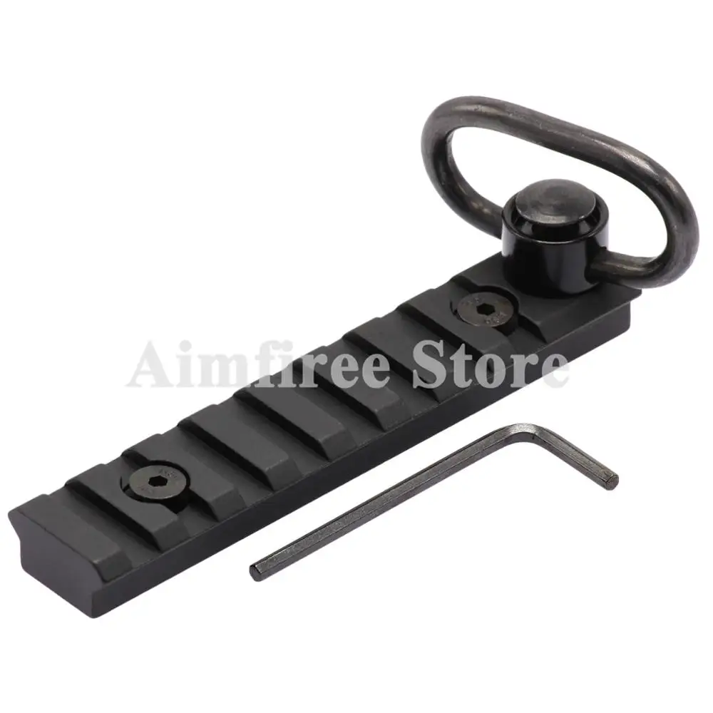 Тактический KeyMod Пикатинни Вивера секции 8 слотов крепление база с QD Слинг