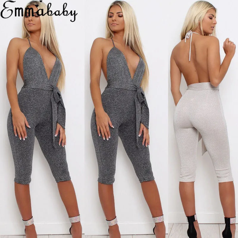 

HIRIGIN Women Clubwear Summer Playsuit Bodycon Party Jumpsuit Lady sexy Rompers