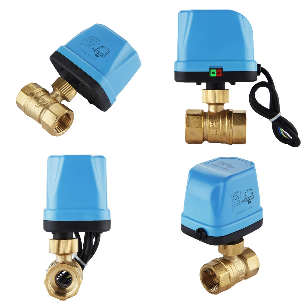 Электрический шаровой кран G3/4 &quotDN20 3/4 дюймов 2 Way 220V Управление механизированные