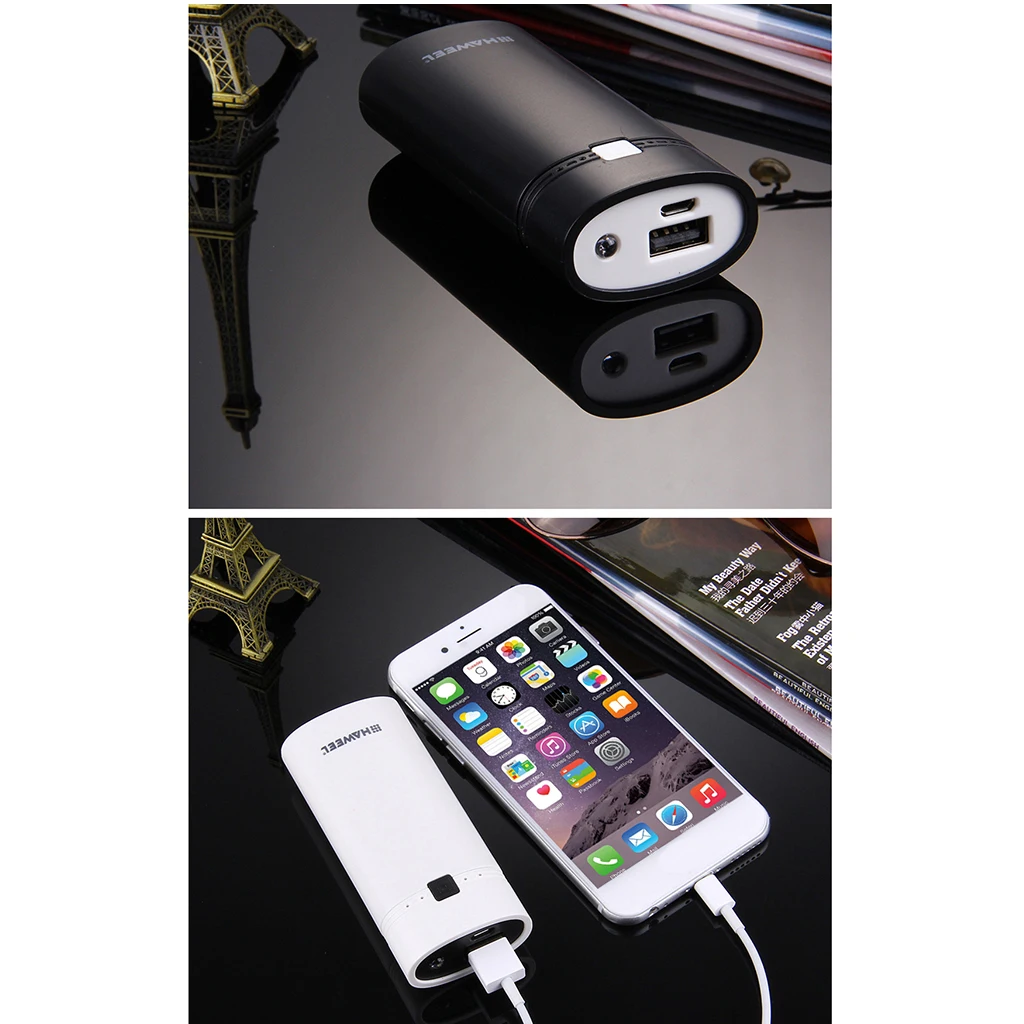 Lovoski 2 комплекта USB внешний аккумулятор зарядное устройство чехол DIY коробка с