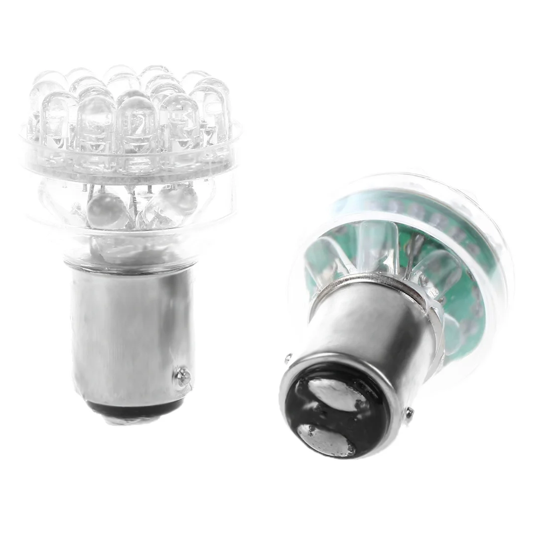 Одна пара 1157 Белый 24 LED свет (2 лампы) ba15d/12 V указатель поворота угловой стоп сигнал