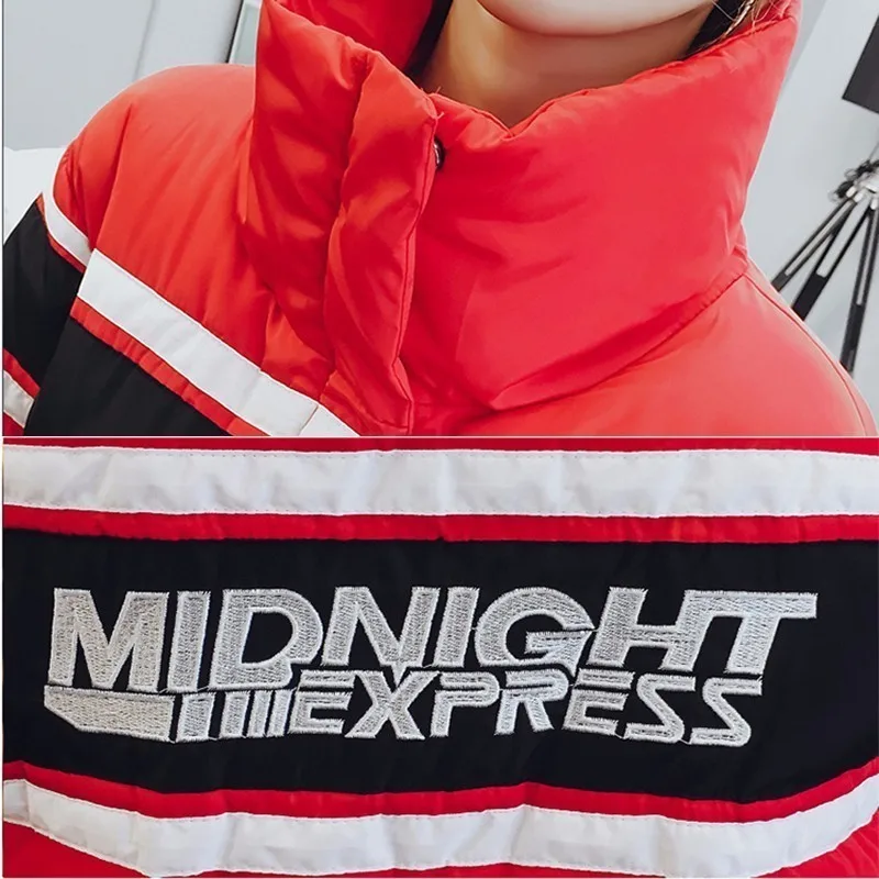 Women Winter Parka Coat 2018 Fashion Warm Thickening Cotton Padded Female Jackets Windproof Casual Stand Collar Outerwear PJ239
