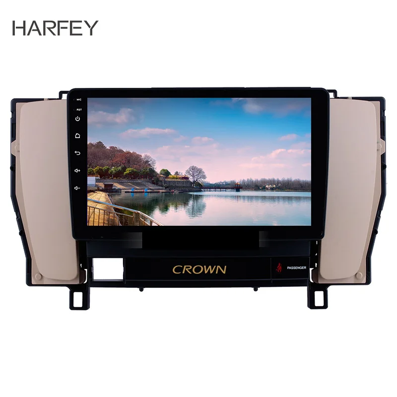 Harfey автомобильный 9 дюймовый Android 8 1 GPS HD радио для Toyota old crown 2010 2014 левый Драйвер