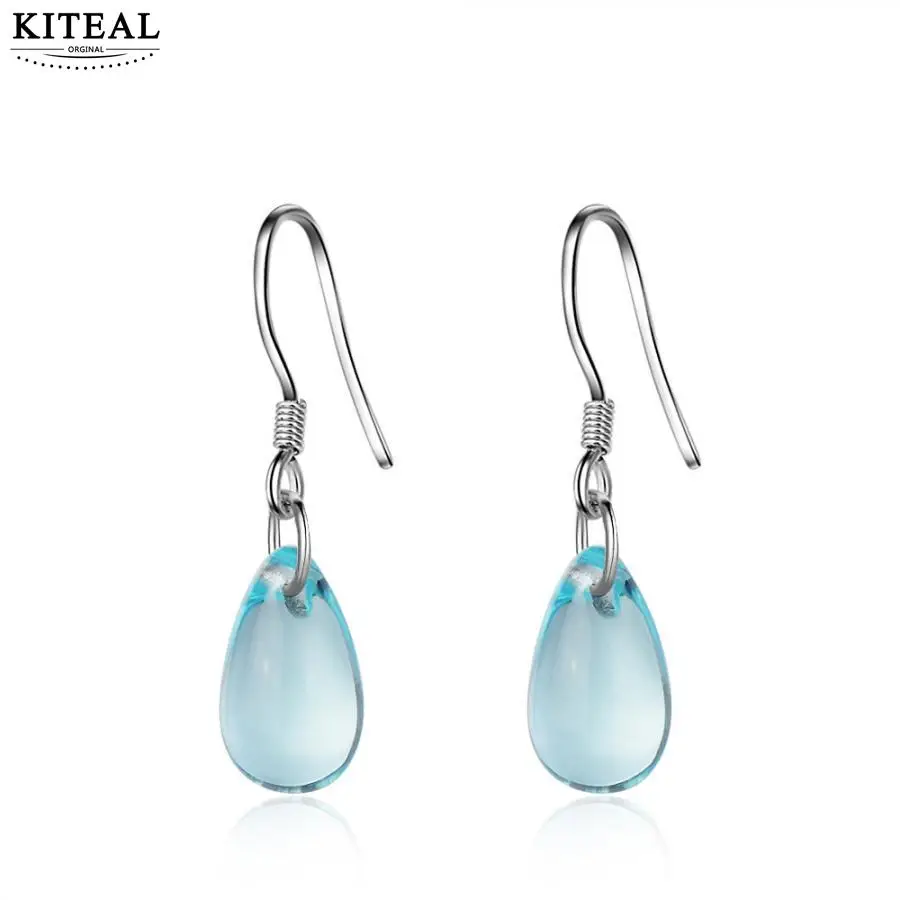 KITEAL Новое поступление ювелирное изделие Lotus 925 пробы серебряные серьги для женщин