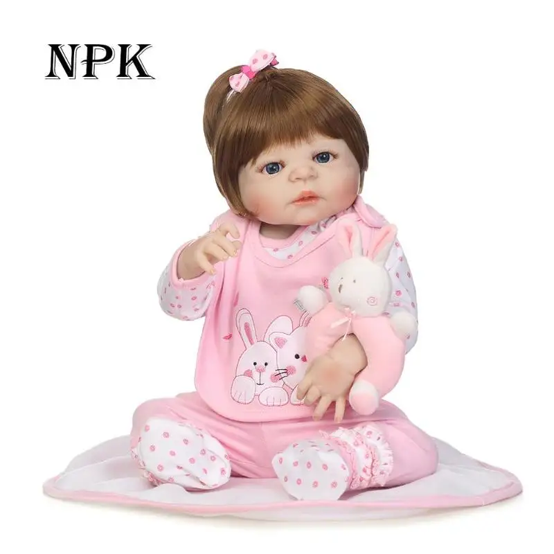 NPK Reborn Baby имитация куклы кудрявые волосы эмулированная кукла Дети Playmate модный
