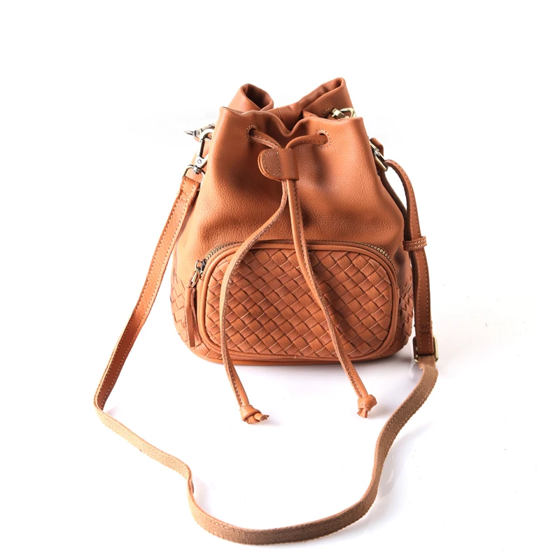 Чистая кожа Королевство Pull Rope ведро портфель с одной лямкой длина день хан Jianyue