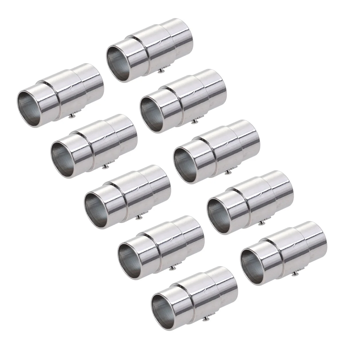 10 шт. прочные круглые магнитные застежки кожаный шнур браслеты ожерелье сделай