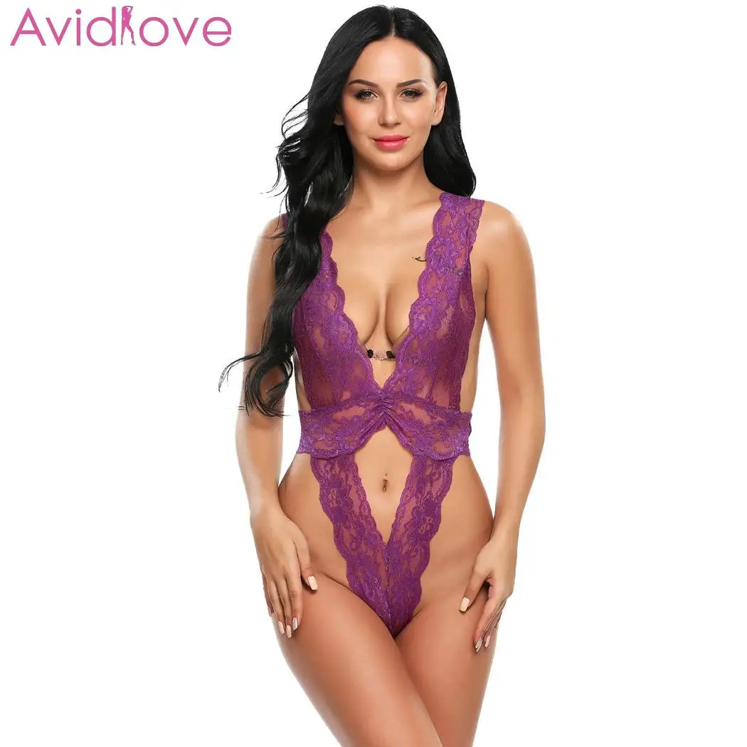 Avidlove сексуальное нижнее белье горячее эротическое боди женское Кружевное с